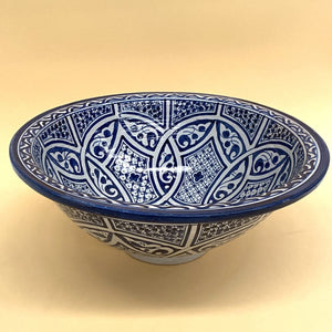 Lavatório de cerâmica marroquina de Fez 40cm