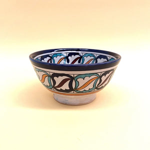 Saladeira de cerâmica árabe Azul 18cm
