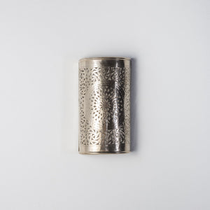 aplique marroquí latón plateado estrellas