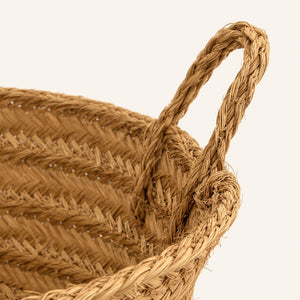 capazo esparto natural 72cm detalle