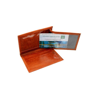 Cartera billetera marroquí de cuero para hombre