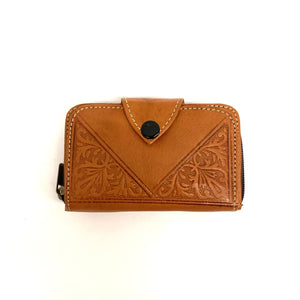 Carteira marroquina de couro natural Sgir