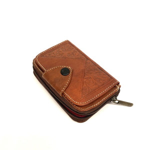 Carteira marroquina de couro natural Sgir