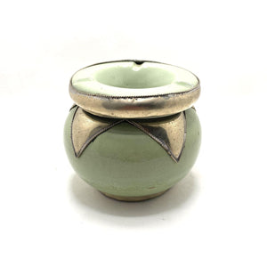 Cenicero marroquí de cerámica y alpaca 3 colores