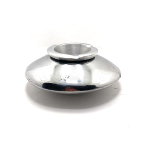 Cenicero marroquí redondo plateado