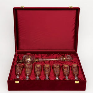 decantador de vino cristal granate