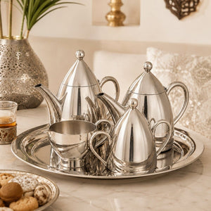 juego café y té completo acero lifestyle
