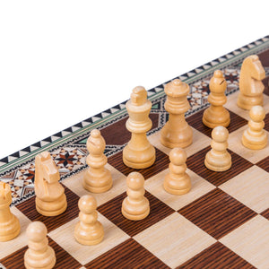 Juego de Ajedrez de taracea granadina