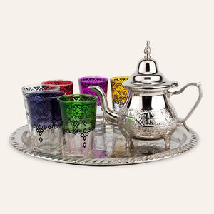 juego de té marroquí completo