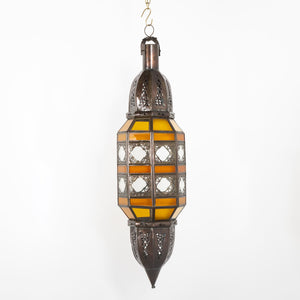 lámpara árabe alargada cristal A3