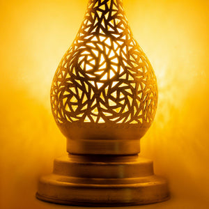 Lámpara árabe de latón dorada 7 tamaños