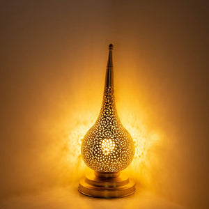 Lámpara árabe de latón dorada 7 tamaños