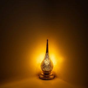 Lámpara árabe de latón dorada 7 tamaños