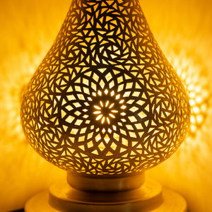 Lámpara árabe de latón dorada 7 tamaños