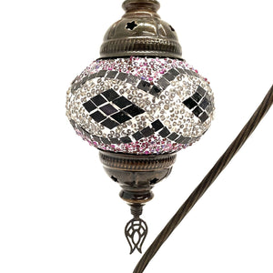 Lámpara turca de mesa rombos