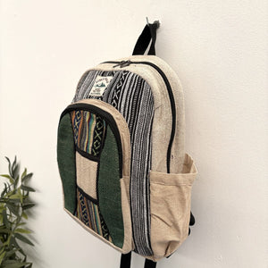 mochila cáñamo artersana perfil