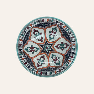 Prato de cerâmica árabe de Fez 3 tamanhos