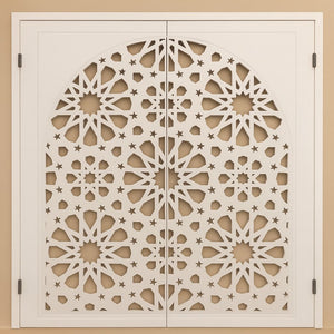 puerta celosía
