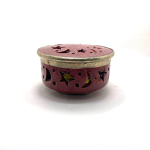 Quemador árabe luna y estrellas