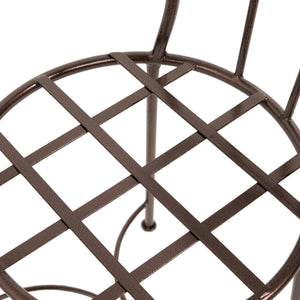 Silla árabe de forja en color cobre