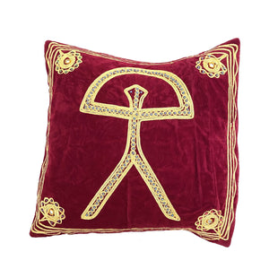 Funda de Cojín diseño indalo rojo