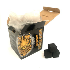 Carvão Natural 1kg Ouro Tigre 26mm + PRESENTE SURPRESA