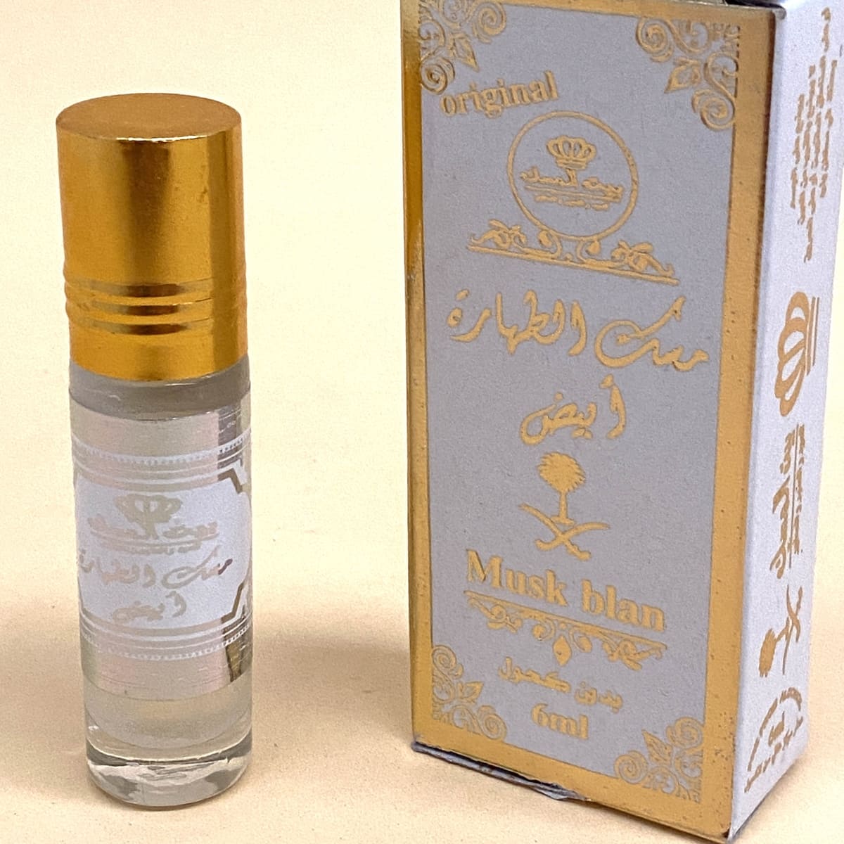 Perfume Árabe Almíscar Branco - Roll On 6ml