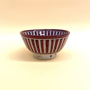 Saladeira de cerâmica árabe Fez Garnet 18cm