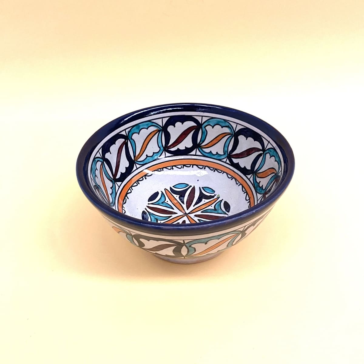 Saladeira de cerâmica árabe Azul 18cm