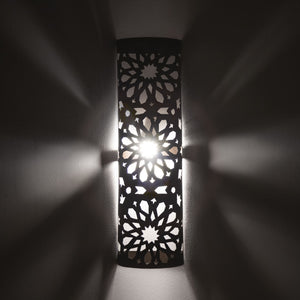 aplique árabe alargado marrón