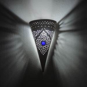 aplique árabe de cobre y latón Mishan on