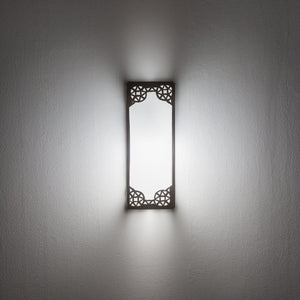 aplique marroquí cristal blanco 30 on