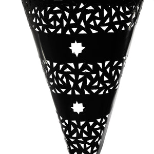 Aplique marroquí de forja calada tres estrellas