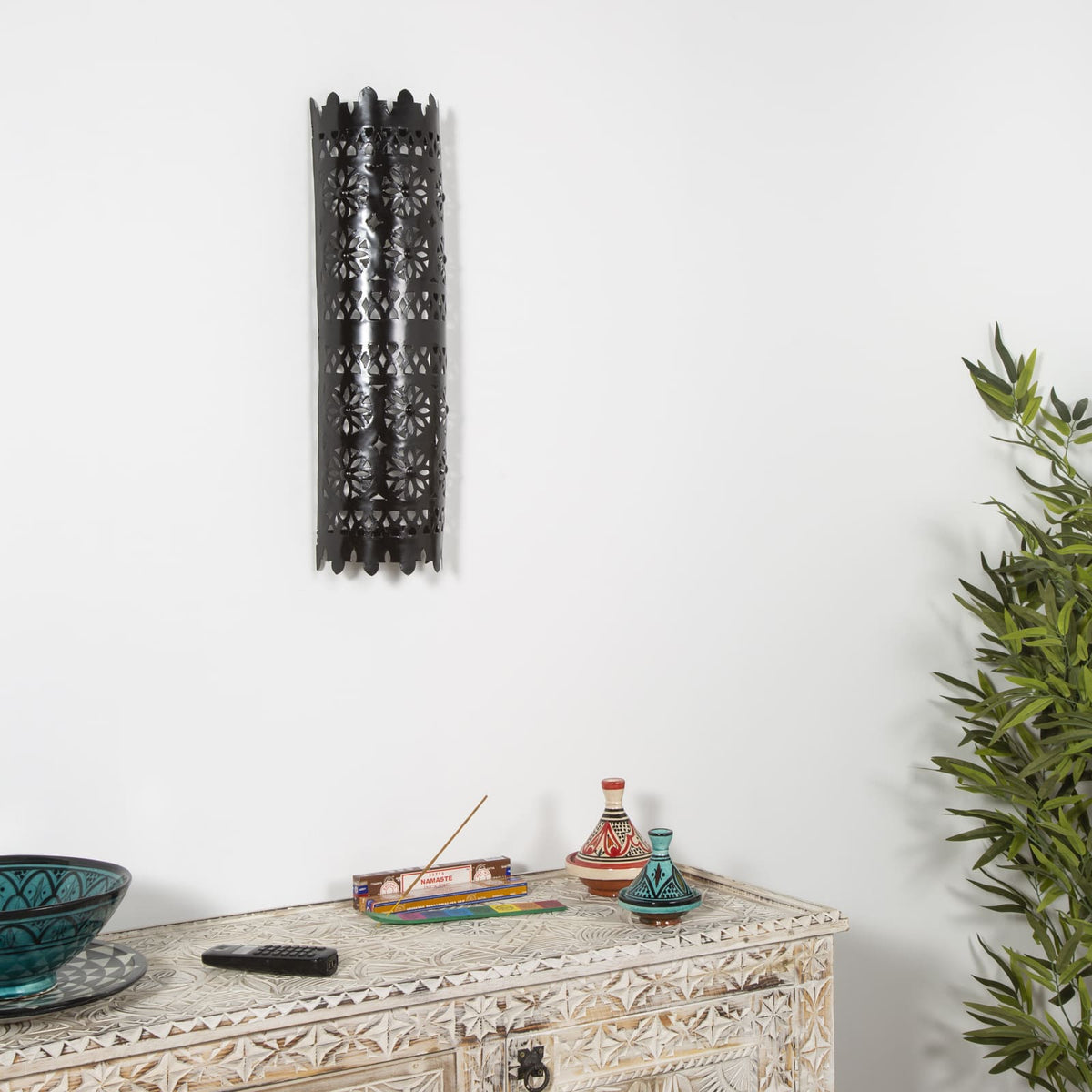 aplique marroquí hierro calado escenario