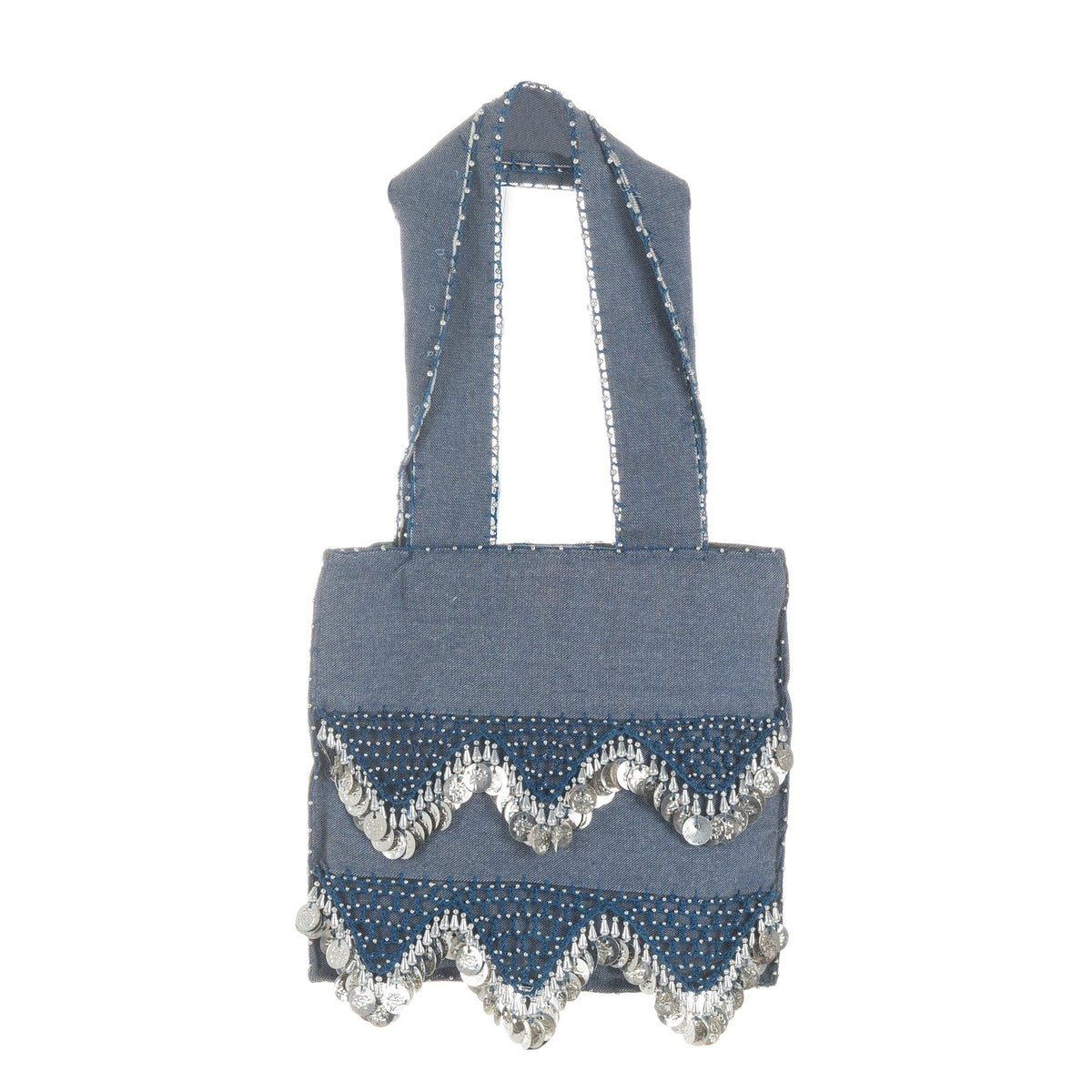 Bolso pakistaní con lentejuelas árabes