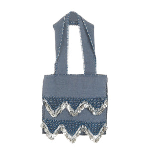 Bolso pakistaní con lentejuelas árabes