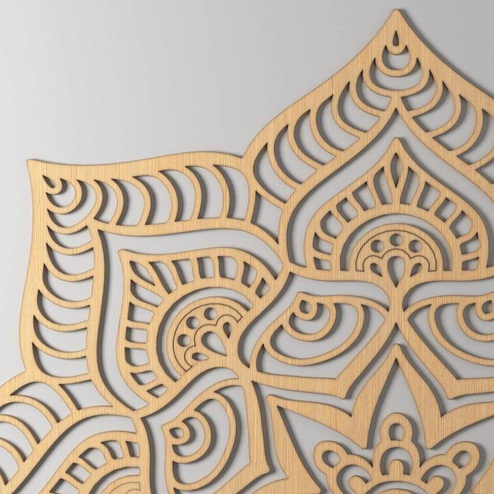 Cabecero árabe de cama 160cm - celosía de madera diseño Warda