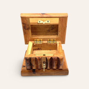 caja mágica secreta puzzle abierto