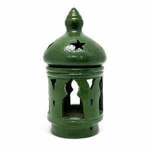 candelabro marroquí verde