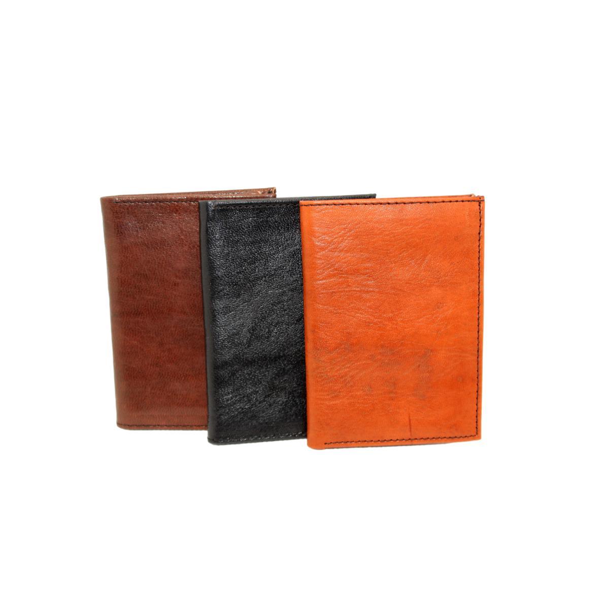 Cartera billetera marroquí de cuero para hombre