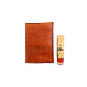 Cartera billetera marroquí de cuero para hombre