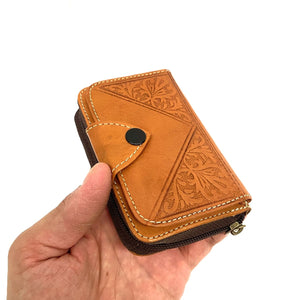 Carteira marroquina de couro natural Sgir