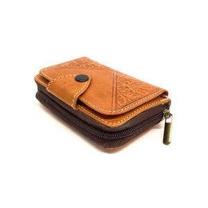 Carteira marroquina de couro natural Sgir