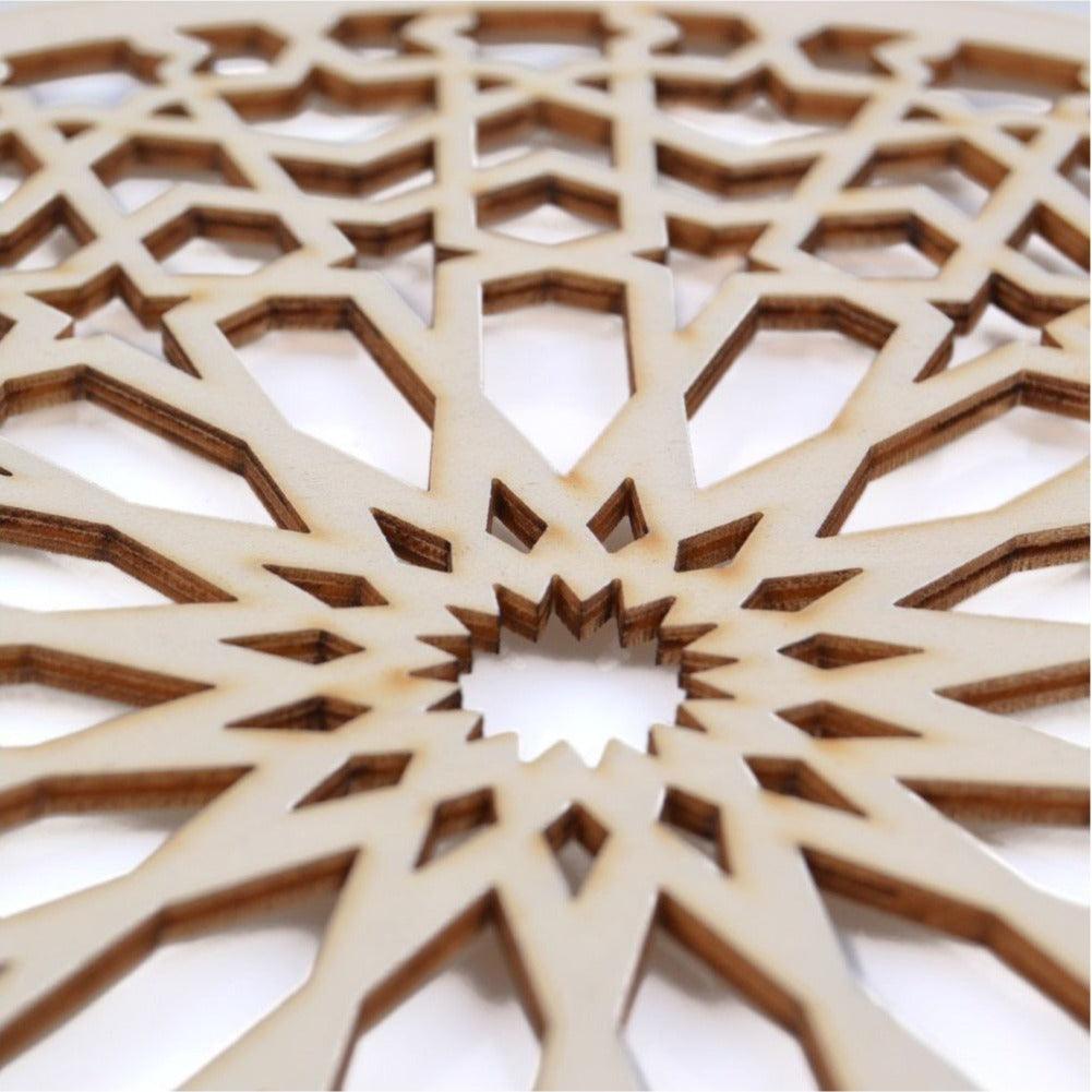 Celosía Árabe de Madera Calada Modelo 7