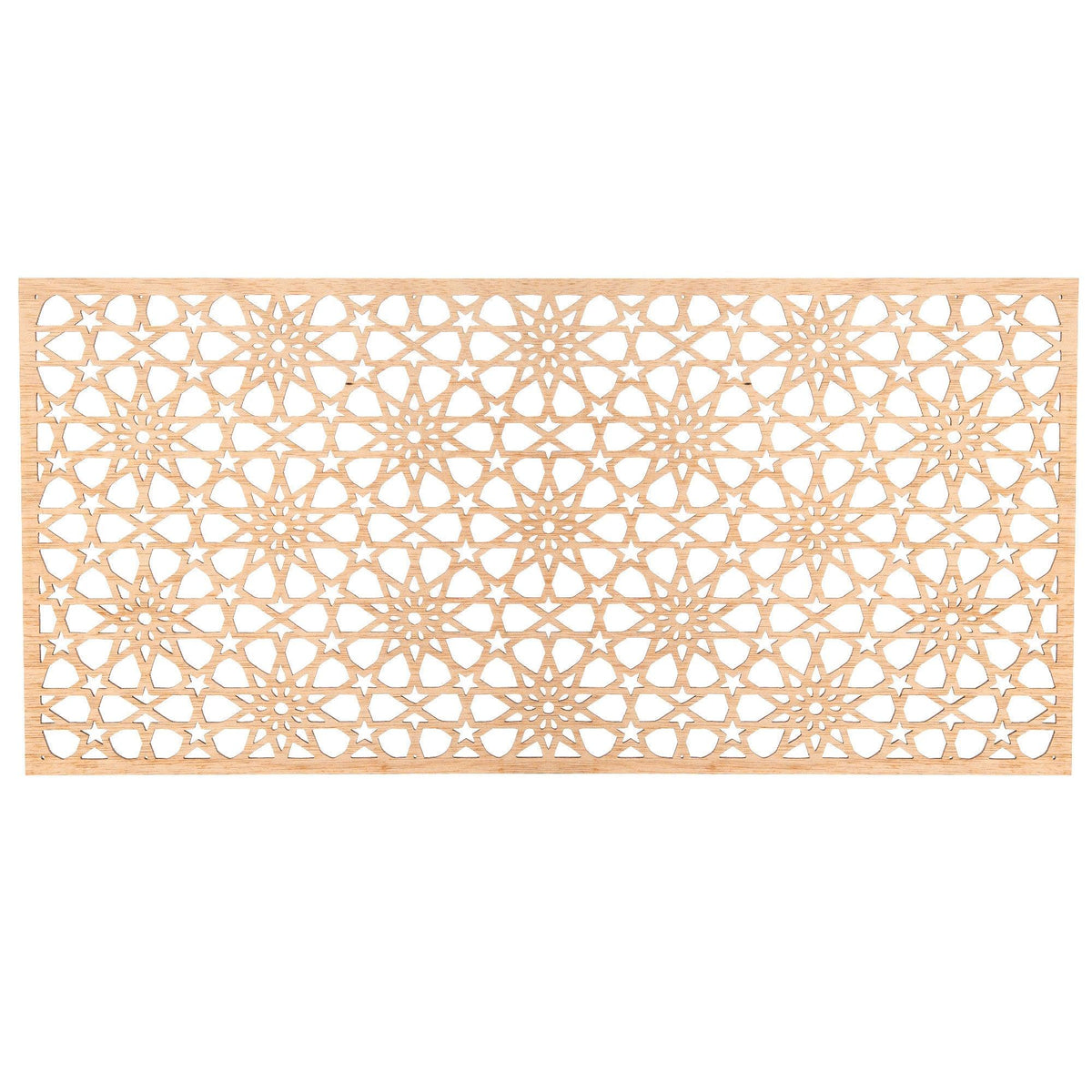 Celosía árabe de madera diseño mekness 60x30cm