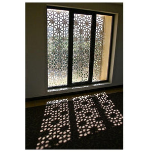 Celosía árabe de madera diseño mekness 60x30cm