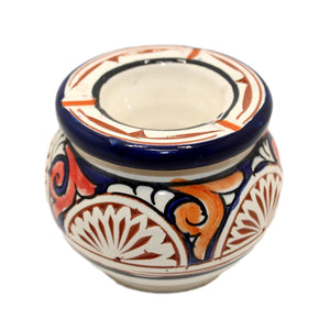 Cenicero árabe de cerámica labrada 4 colores