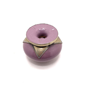Cenicero árabe de cerámica morado 9x7cm