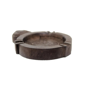 Cenicero Real Madrid artesanal de madera