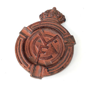 Cenicero Real Madrid vintage metal